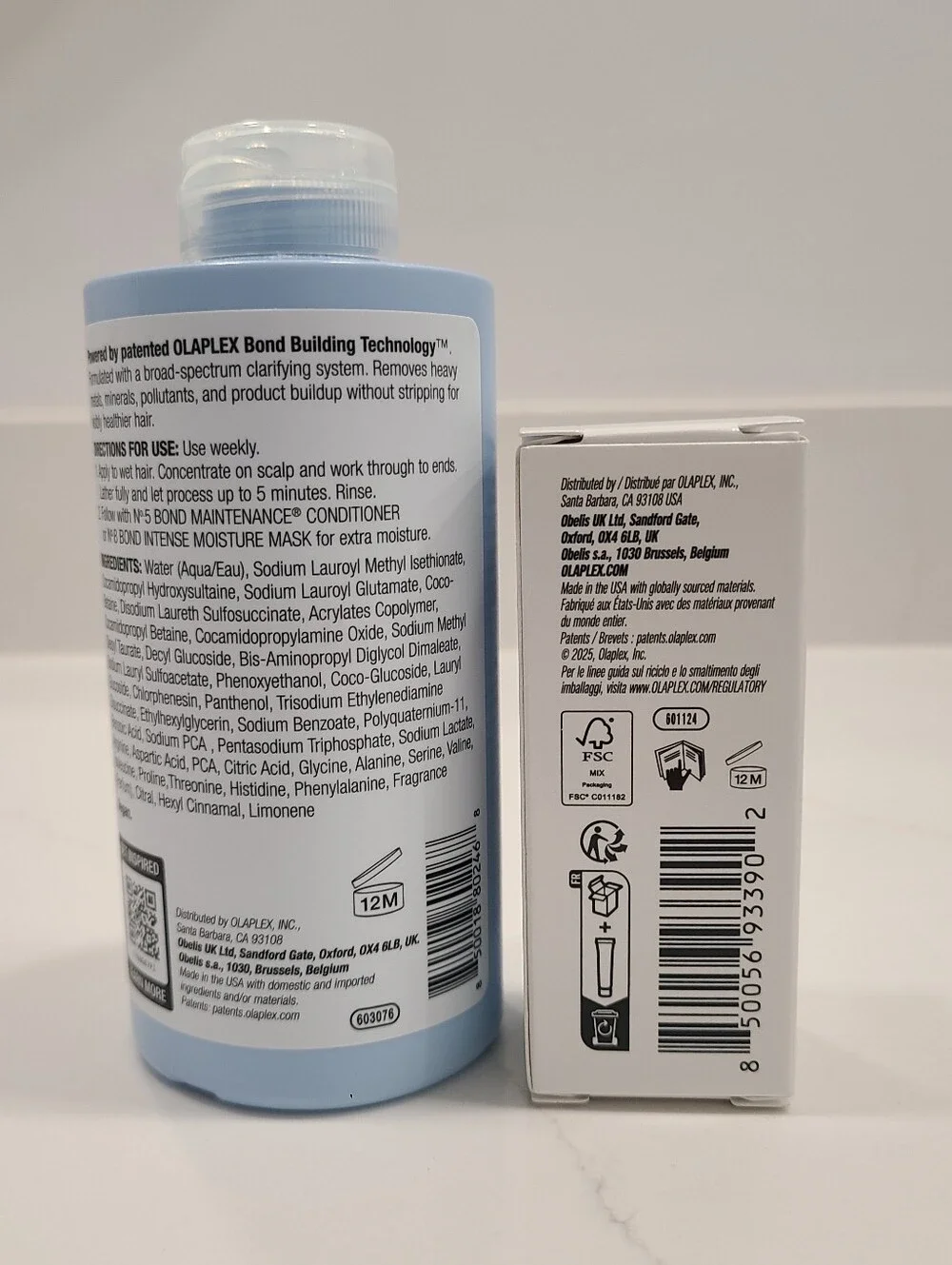 Olaplex Hair Duo: No. 4C Clarifying Shampoo & Weightless Mask Bundle